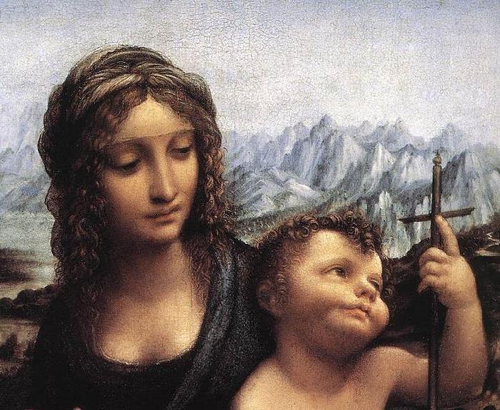 LEONARDO da Vinci Madonna with the Yarnwinder oil painting image